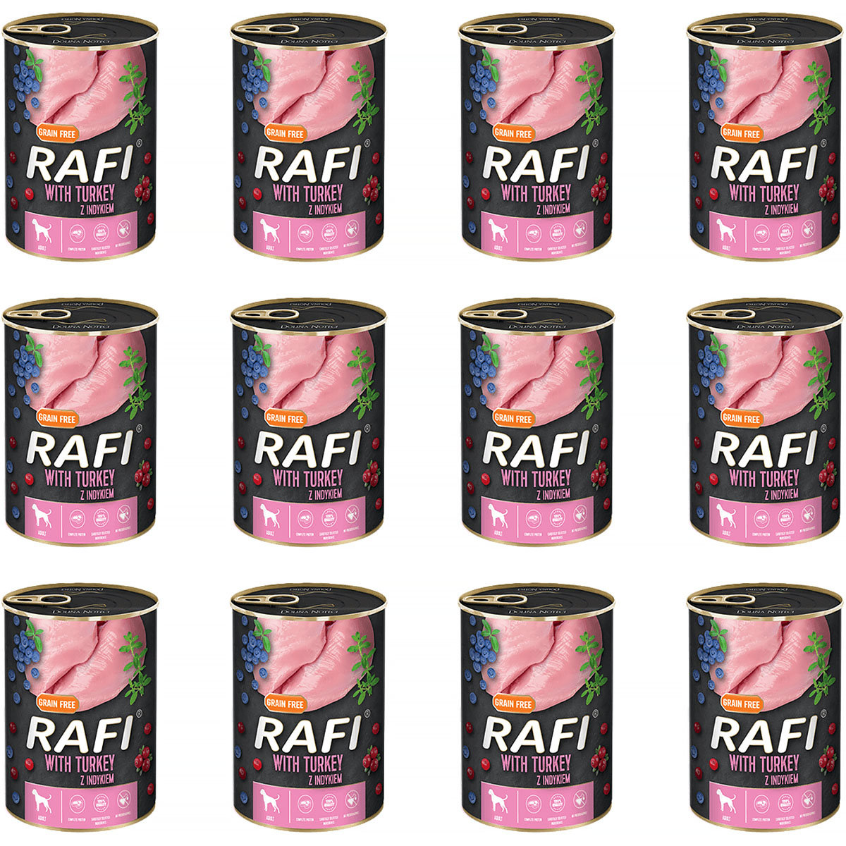 Rafi indyk adult 400 g × 12