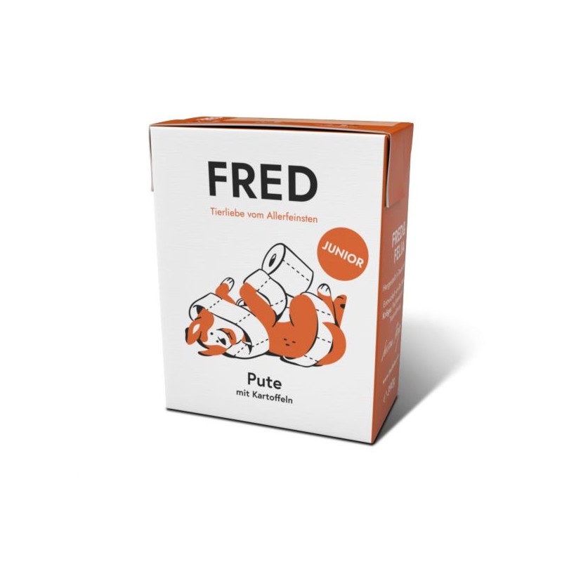 Fred & Felia indyk z ziemniakiem junior 390 g