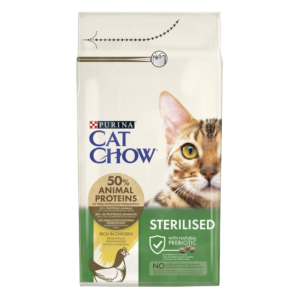 Purina Cat Chow Sterilised kurczak adult 1,5 kg