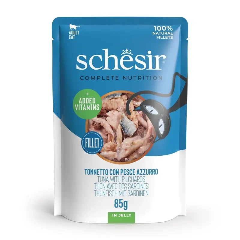 Schesir C&B tuńczyk, sardynka w galaretce adult 85 g