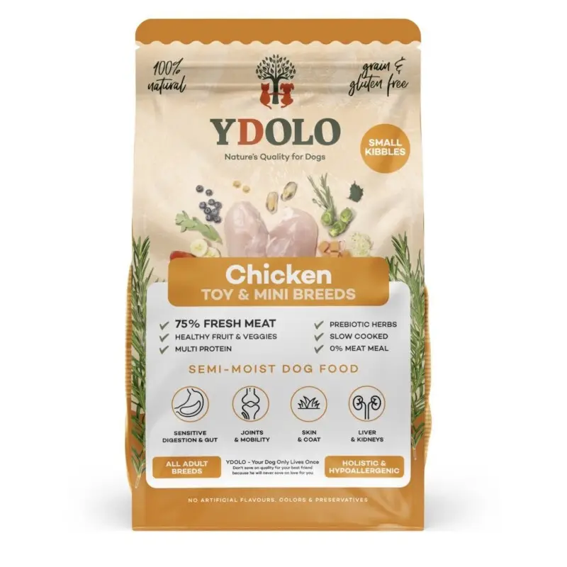 Ydolo kurczak, ryba adult małe rasy 700 g