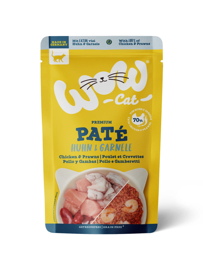 WOW kurczak, krewetki pasztet adult 125 g
