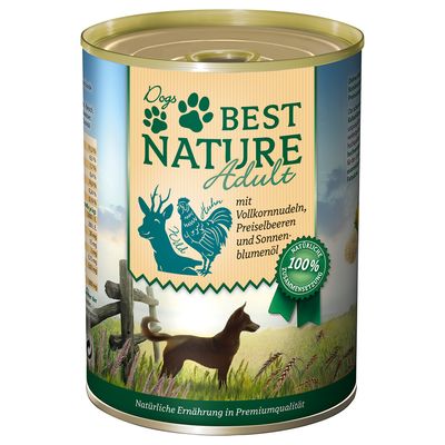 Best Nature dziczyzna, kurczak adult 400 g × 12