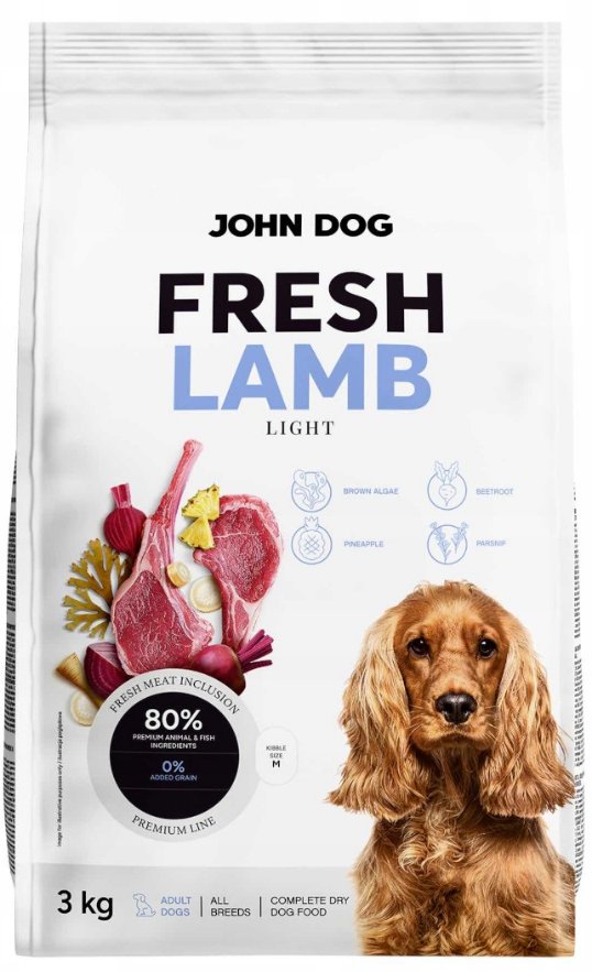 John Dog Fresh jagnięcina 3 kg