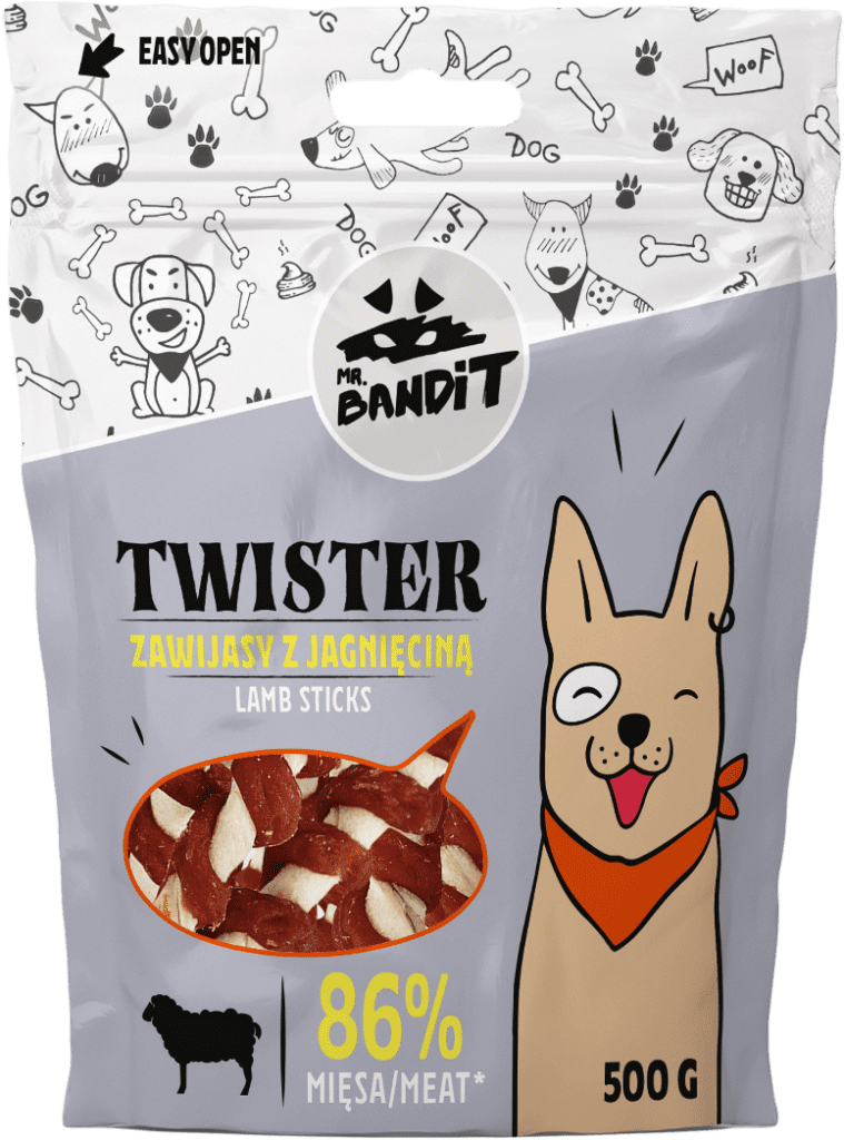 Mr. Bandit Twister jagnięcina 500 g