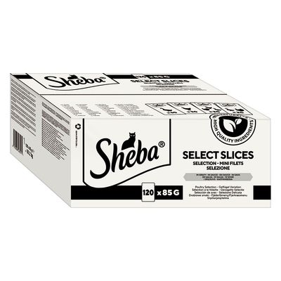 Sheba mix smaków w sosie adult 85 g × 120