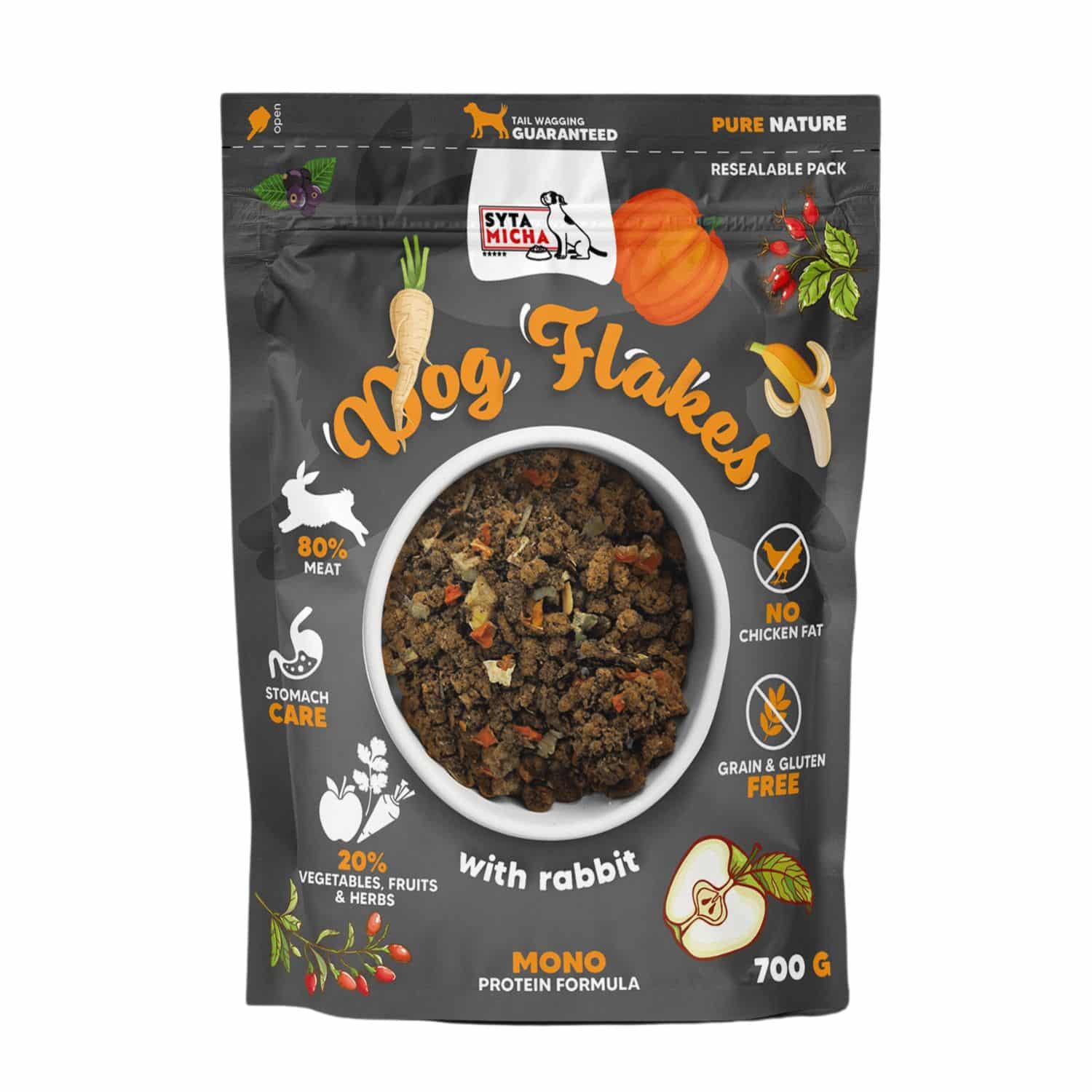Syta Micha Dog Flakes królik 700 g