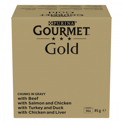 Purina Gourmet Gold mix smaków w sosie adult 85 g × 96
