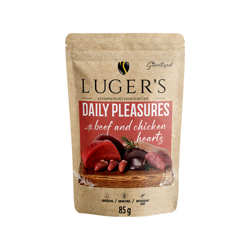 Luger's Daily Pleasures Sterilised wołowina, kurczak adult 85 g