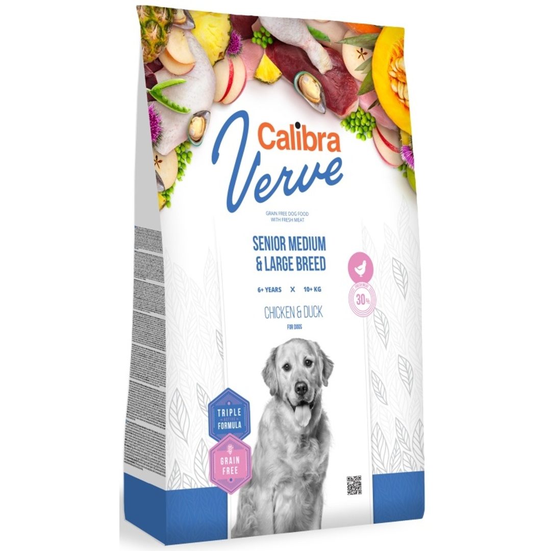 Calibra Verve GF kaczka, kurczak senior średnie rasy, duże rasy 12 kg