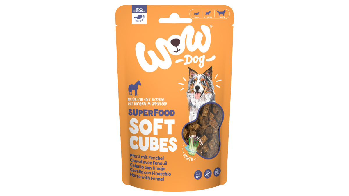 WOW Superfood Soft Cubes konina 150 g