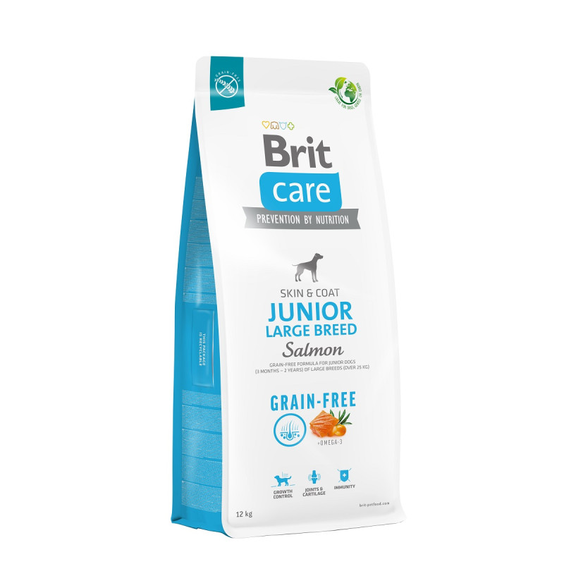 Brit Care łosoś z ziemniakami junior duże rasy 12 kg