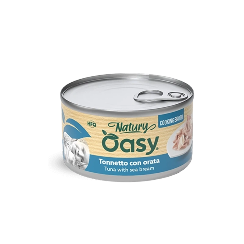 Oasy Natury Broth dorada, tuńczyk w bulionie adult 85 g