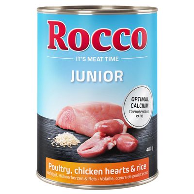 Rocco drób, kurczak junior 400 g × 24