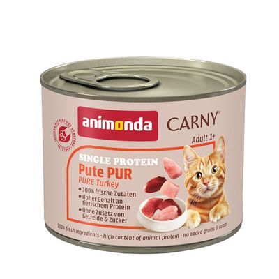 Animonda Carny Single Protein indyk kawałki adult 200 g × 6