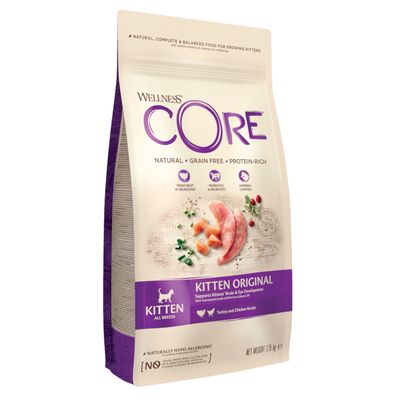 Wellness CORE indyk, łosoś kitten 1,75 kg