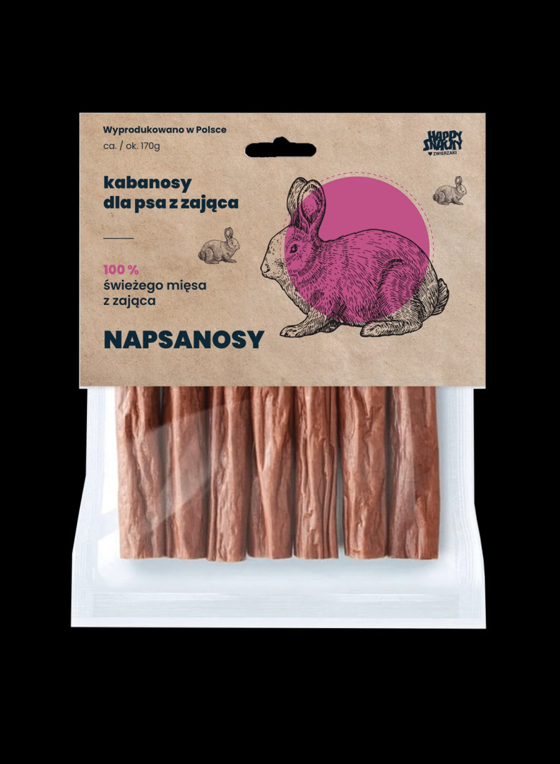 Trzy Psy Napsanosy zając 24 g × 7