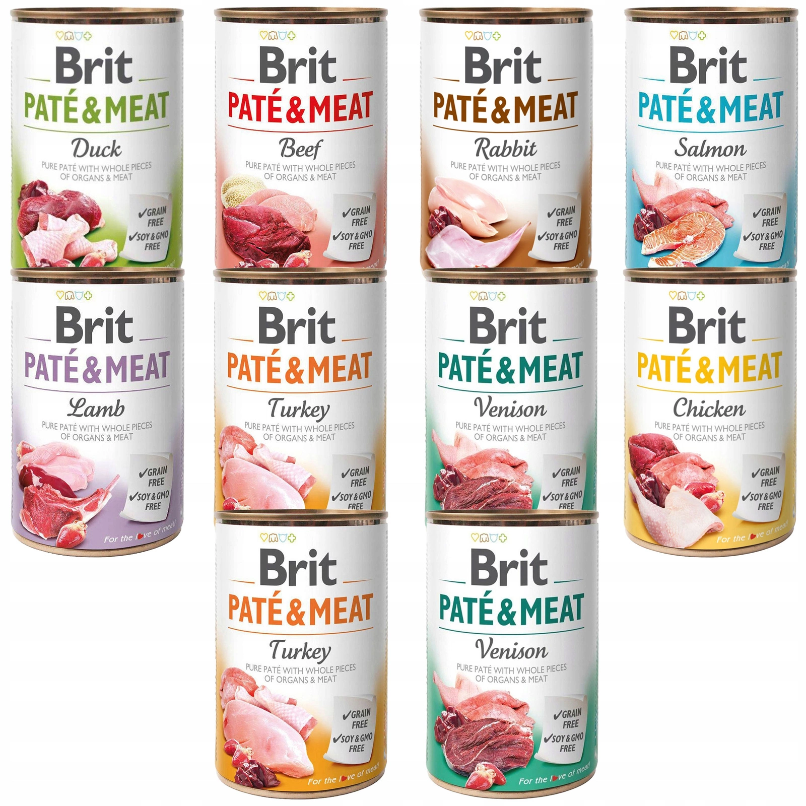 Brit Pate & Meat 400 g × 10