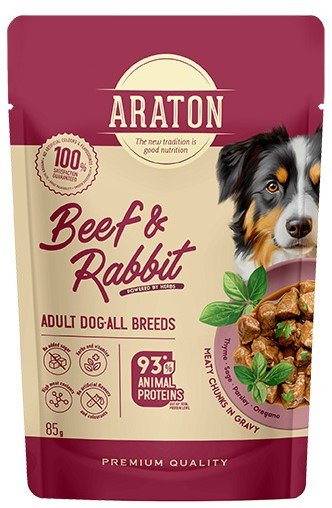 Araton królik, wołowina adult 85 g