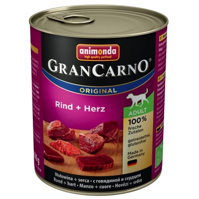 Animonda GranCarno wołowina z sercami indyka adult 400 g