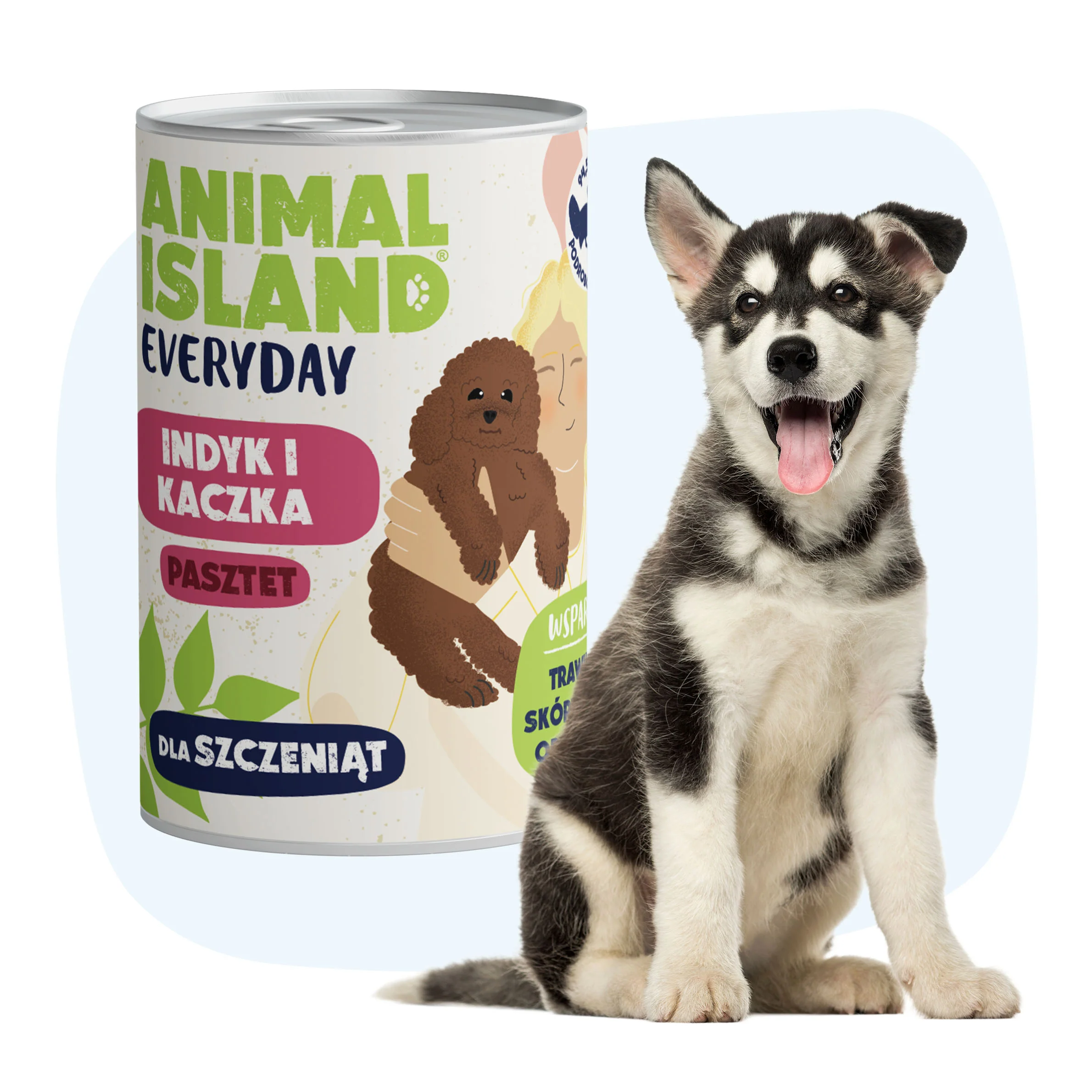 Animal Island Everyday indyk, kaczka puppy 400 g