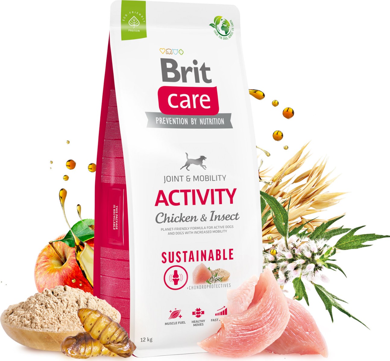 Brit Care kurczak, owady adult 1 kg