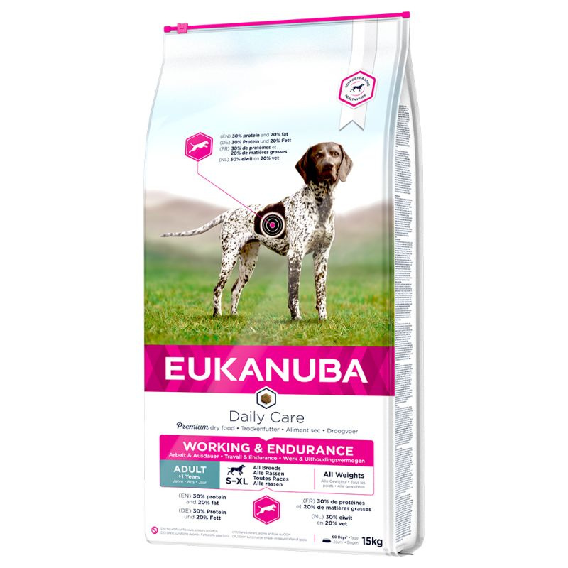 Eukanuba Premium Working & Endurance kurczak adult 15 kg