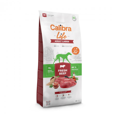 Calibra Life wołowina adult duże rasy 12 kg