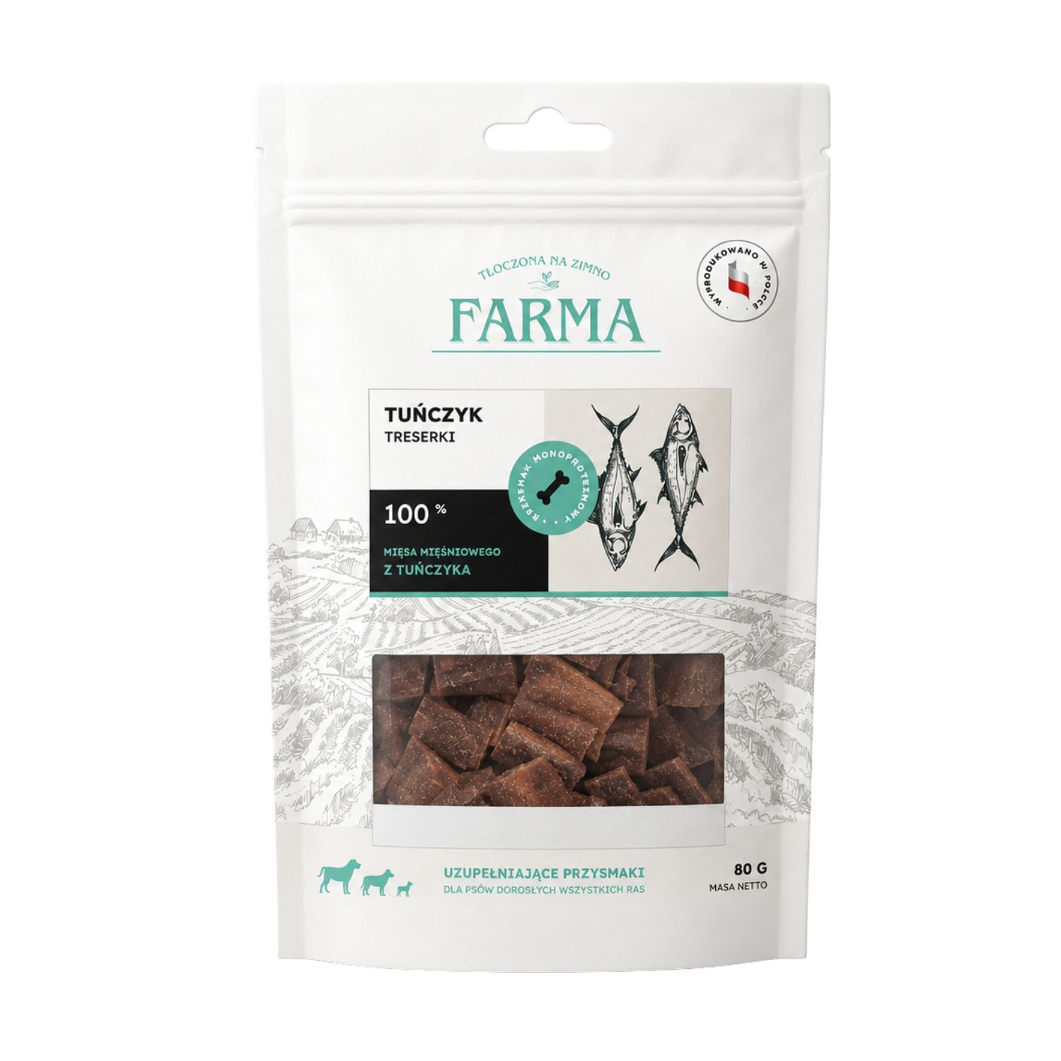 Farma tuńczyk adult 80 g