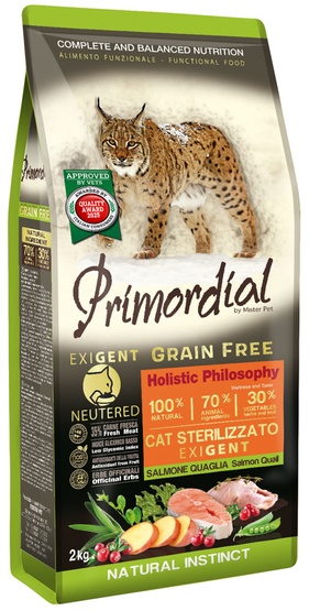 Primordial przepiórka, łosoś 2 kg